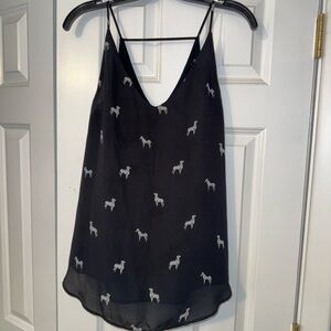 Ann Taylor LOFT Bar Back Cami Blouse.
